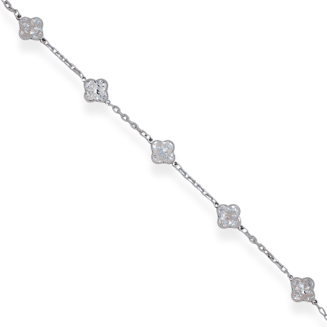 Silver fancy bracelet