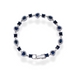 Silver blue cz tennis bracelet