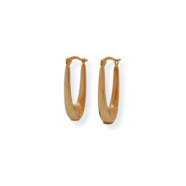 9ct gold hanging earrings