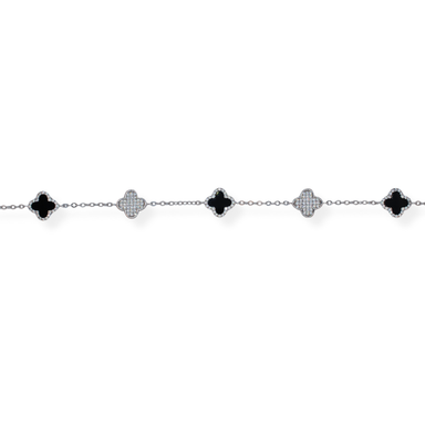 Silver cz bracelet