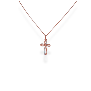 9ct gold cross necklace