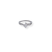 Silver cz ring