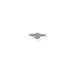 Rose gold plated cz ring
