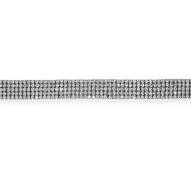 Silver cz tennis bracelet