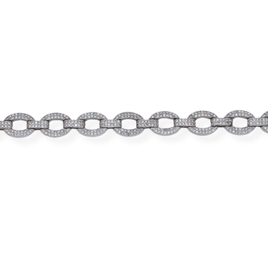 Silver cz bracelet