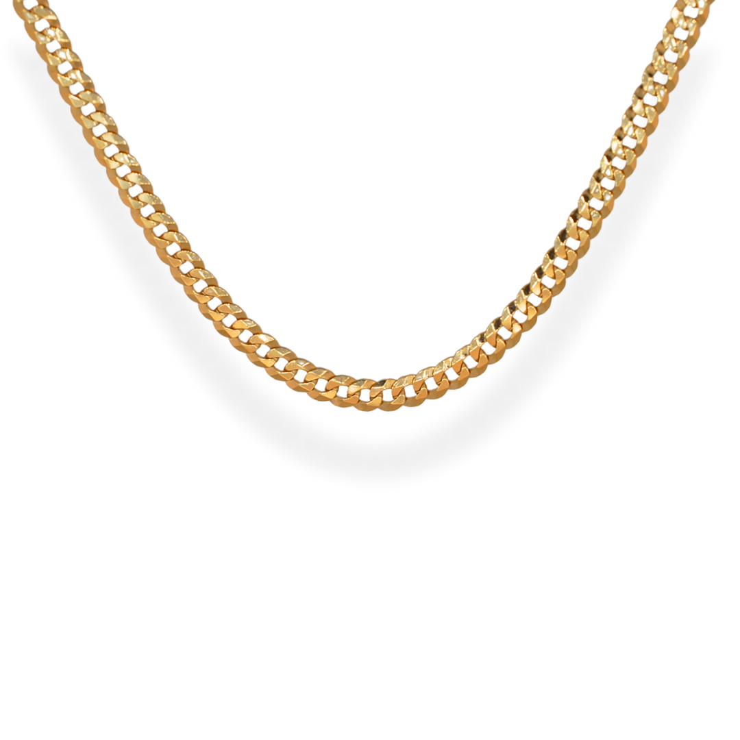 9ct gold curb chain