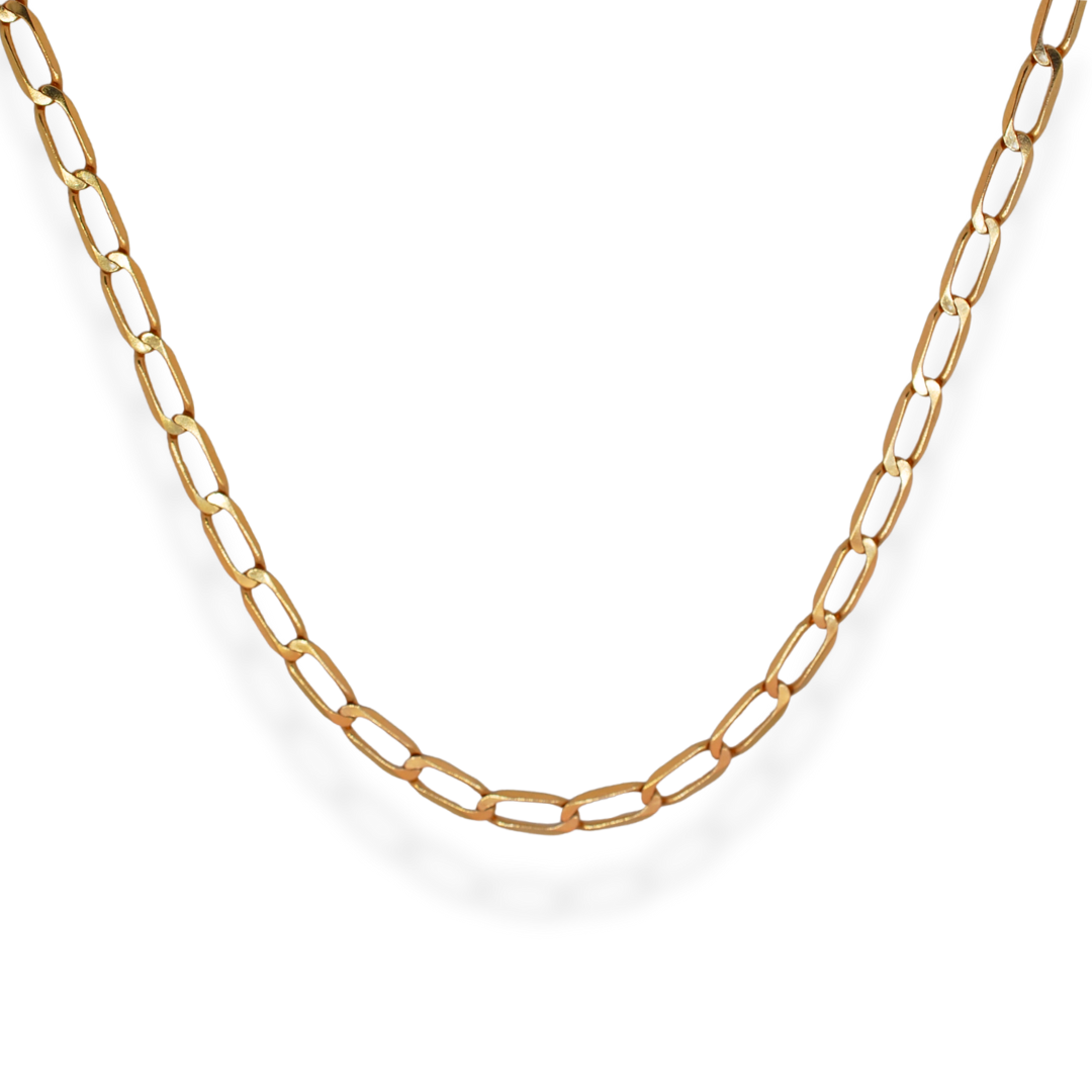 9ct gold curb chain