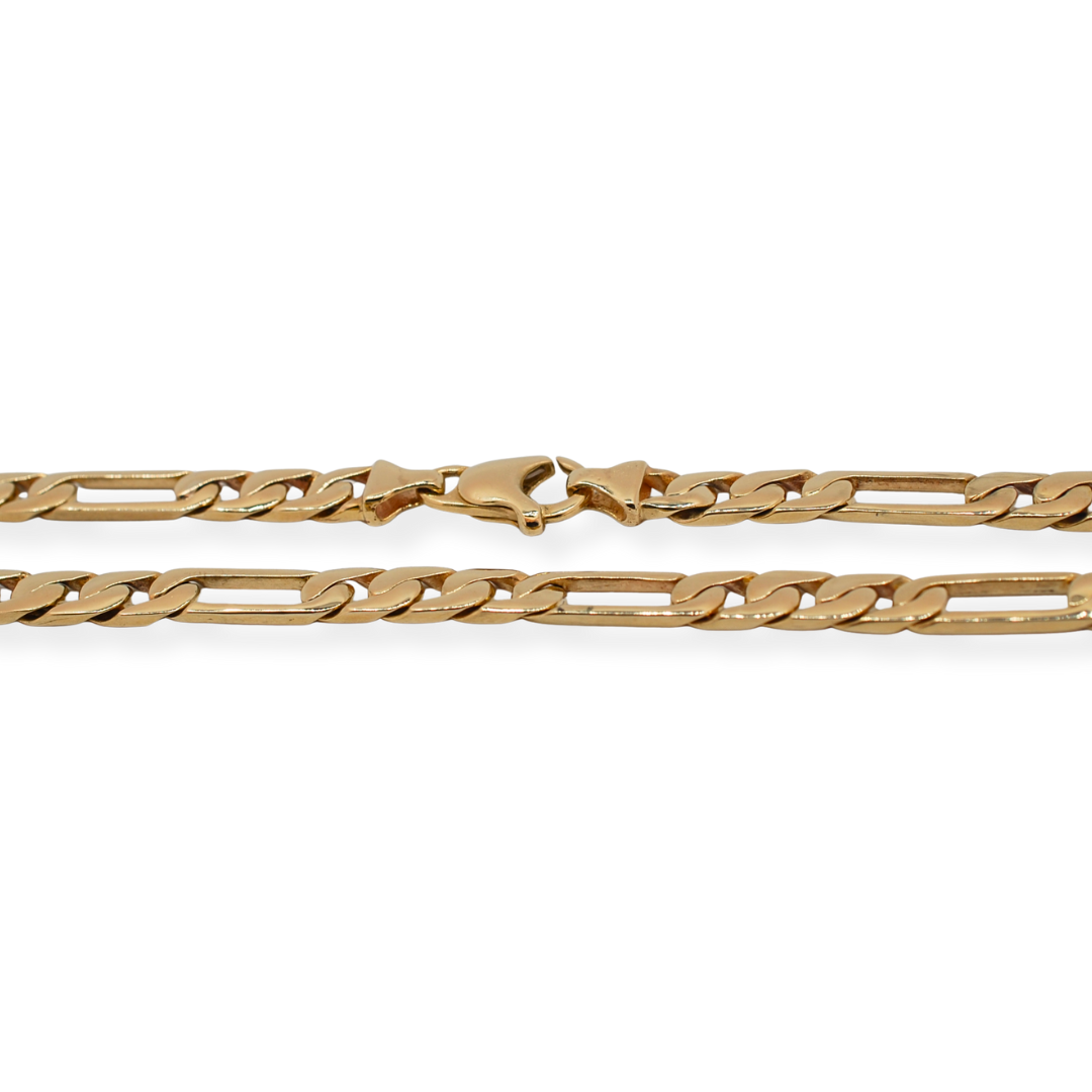 9ct gold figaro chain