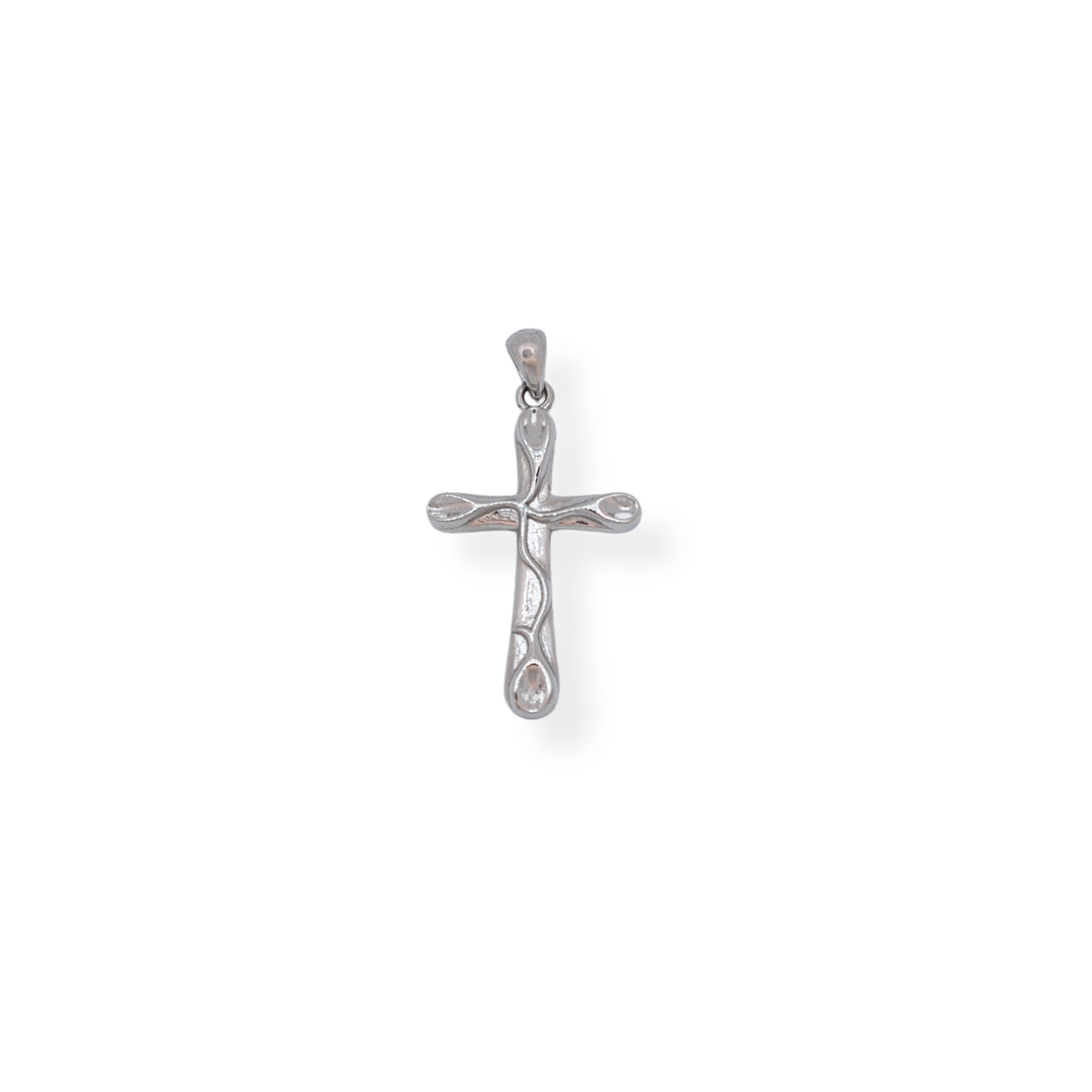 Silver cross pendant