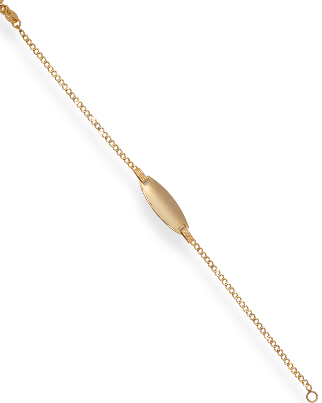 9ct gold ID bracelet
