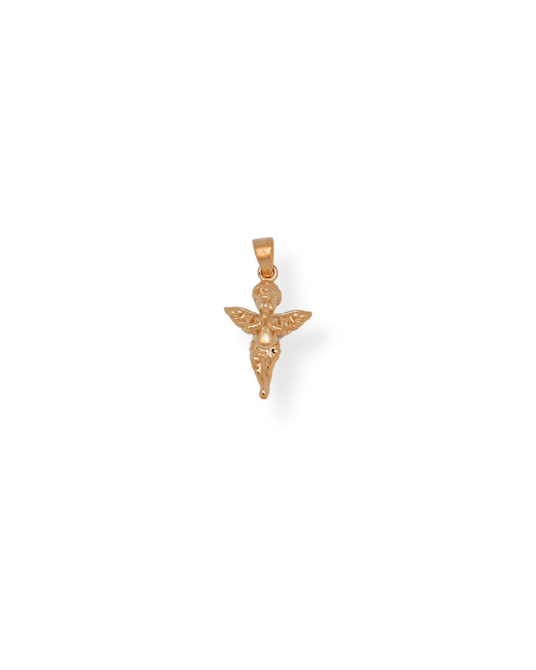 9ct gold angel pendant