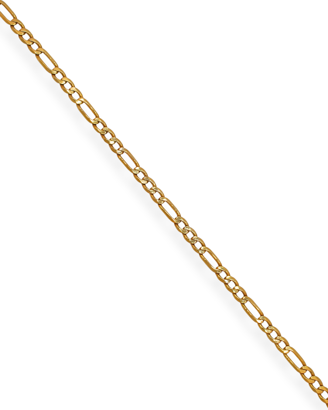 9ct gold figaro bracelet