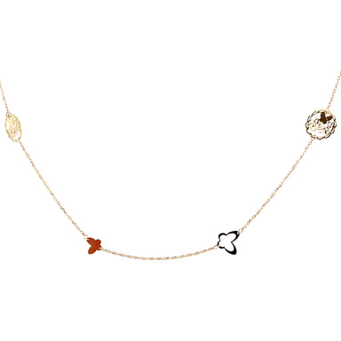 9ct gold butterfly chain
