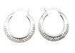 Silver Hoop Earring