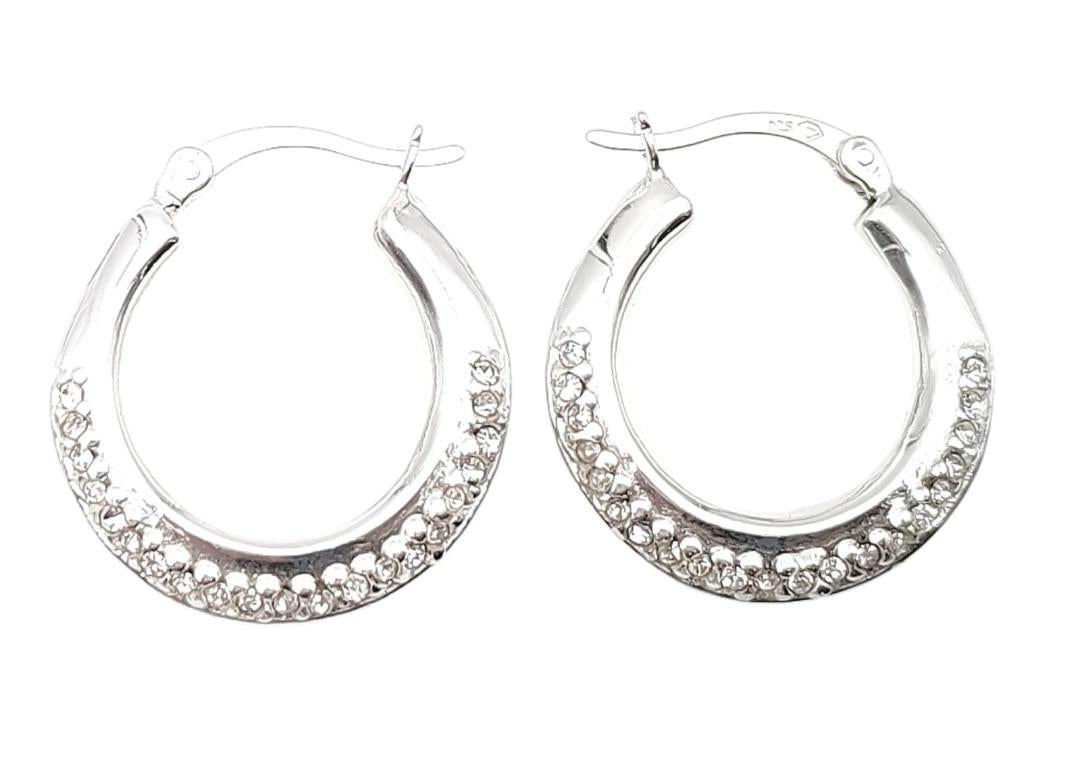 Silver Hoop Earring