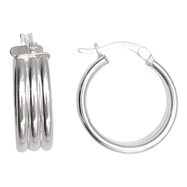 Silver Hoop Earring