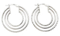 Silver Hoop Earring