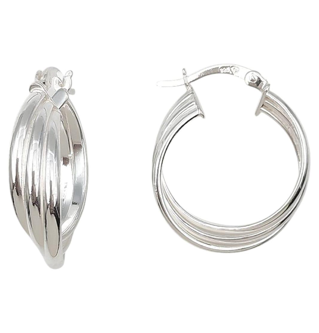 Silver Hoop Earring