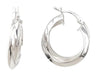 Silver Hoop Earring