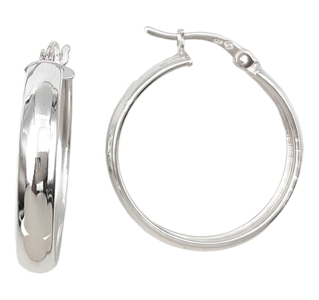 Silver Hoop Earring