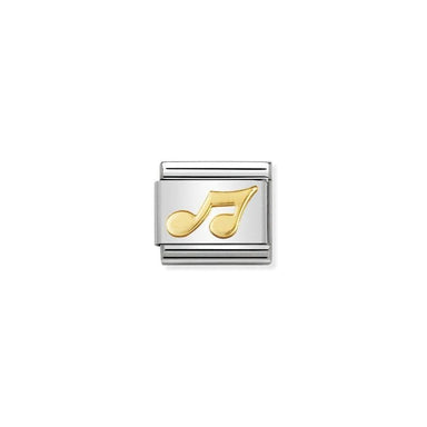 Gold music note link