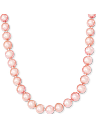 Pink Pearl Necklace Bracelet Sets