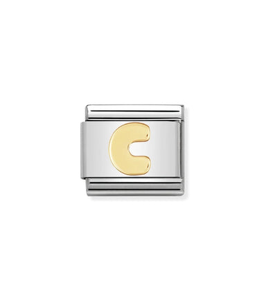 Yellow Gold Letter C