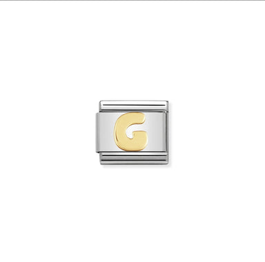 Yellow gold Letter G